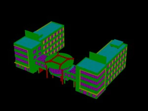 city - high-rise office 158 3D Model
