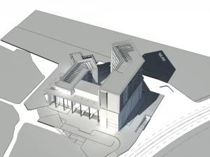 city - high-rise office 161 3D Model