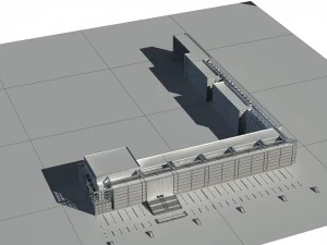 city - high-rise office 162 3D Model