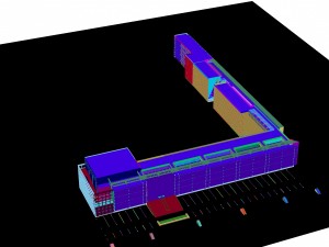 city - high-rise office 162 Modello 3D