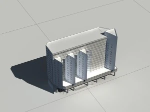 city - high-rise office 164 3D Model