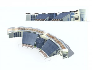 city - high-rise office 165 3D Модель
