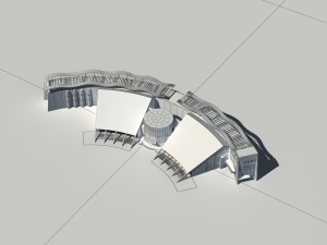 city - high-rise office 165 Model 3D
