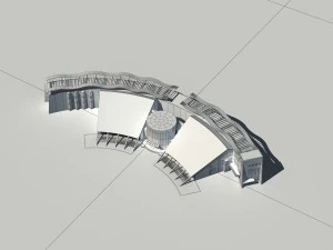 city - high-rise office 165 3D Model