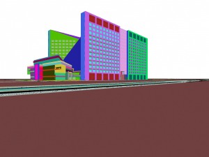 city - high-rise office 166 3Dモデル