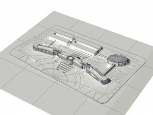 city - high-rise office 167 Model 3D