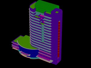 city - high-rise office 170 Modèle 3D