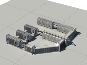 city - high-rise office 171 Model 3D