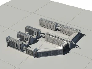 city - high-rise office 171 3D Model