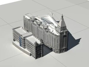 city - high-rise office 177 3D Model