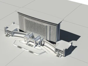 city - high-rise office 178 3D Model