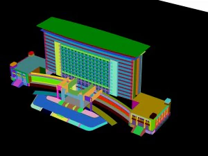 city - high-rise office 178 3D Model