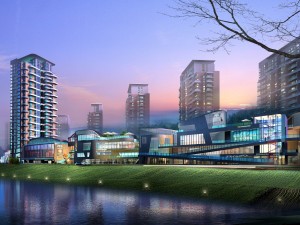 city building - multi-storey commercial office 112 3D Модель