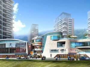 city building - multi-storey commercial office 112 3D-Modell