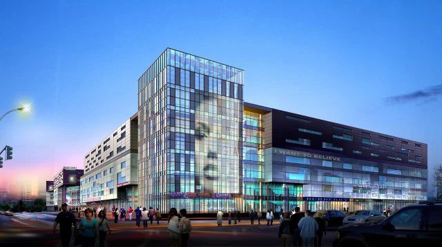 city building - multi-storey commercial office 240 3D Model .c4d .max .obj .3ds .fbx .stl .blend 