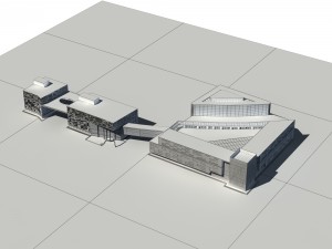 city building - multi-storey commercial office 240 Modelo 3D