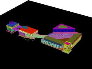 city building - multi-storey commercial office 240 3D Model