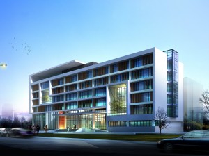 urban construction - multi-storey building commercial office building 243 Modèle 3D