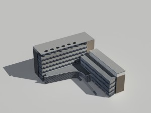 city - high-rise office 181 3D Model