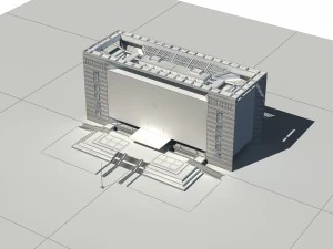 city - high-rise office 183 3D Model