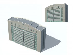city - high-rise office 184 Model 3D