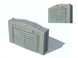 şehir - y&uuml;ksek katlı ofis 184 3D Model