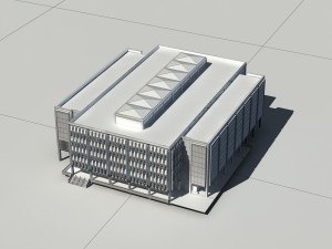 city - high-rise office 185 3D Model