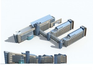 city - high-rise office 189 3D Model