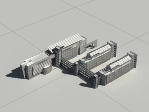 city - high-rise office 189 3D Model