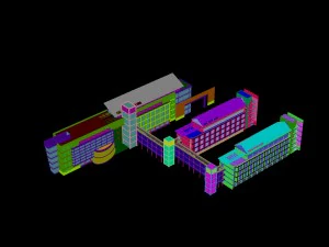 city - high-rise office 189 3D Model