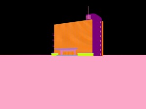 city - high-rise office 194 Modelo 3D