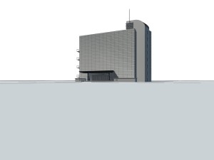 city - high-rise office 194 Modelo 3D