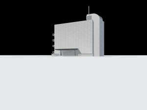 city - high-rise office 194 Modelo 3D