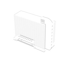 city - high-rise office 194 Modelo 3D