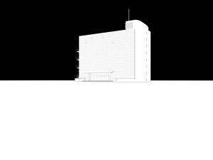 city - high-rise office 194 Modelo 3D