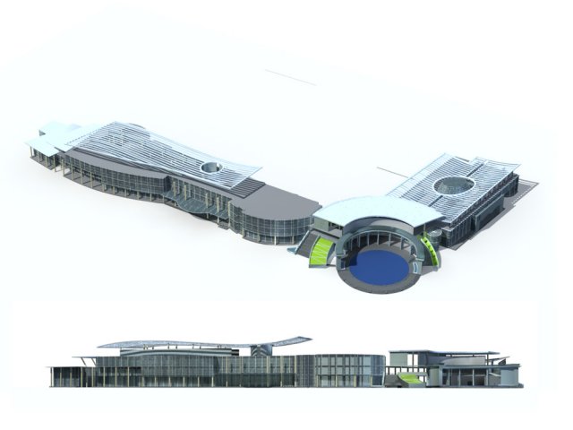 city - high-rise office 196 Modello 3D .c4d .max .obj .3ds .fbx .stl .blend 
