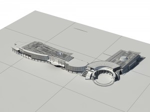 city - high-rise office 196 Modello 3D
