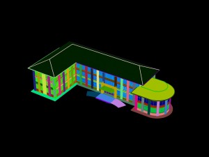 city - high-rise office 197 3D-Modell