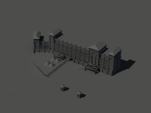 city - high-rise office 198 3D Model