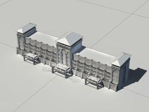 city - high-rise office 199 Modèle 3D