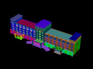 city - high-rise office 199 Modèle 3D