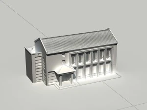 city - high-rise office 200 3D Model