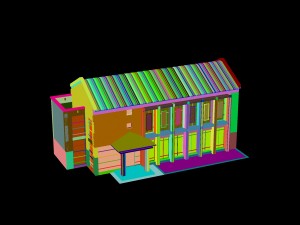 city - high-rise office 200 Model 3D