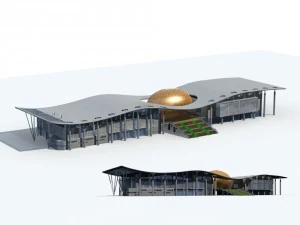 kota - kantor bertingkat tinggi 201 Model 3D