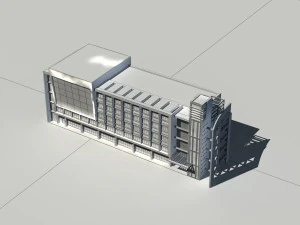 city - high-rise office 203 3D Model