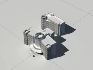 city - high-rise office 204 3D Model