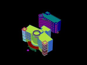 city - high-rise office 204 3D Model