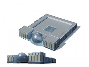 도시 - 고층 사무실 206 3D 모델