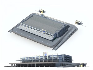 city - high-rise office 208 Model 3D
