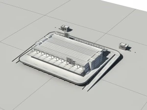 city - high-rise office 208 3D Model